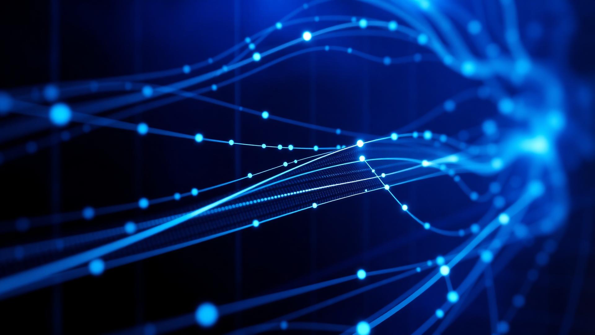 Abstract data network visualization